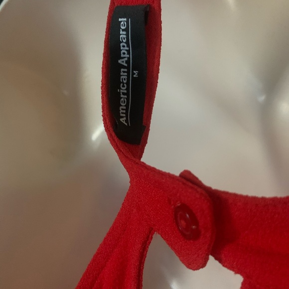 American Apparel Red Romper NWOT - Picture 7 of 8